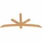 Ekena Millwork Alberta Smooth Timber Gable Bracket, Western Red Cedar, 60"W x 30"H x 1 1/2"D x 3 1/2"F, 12/12 Pitch GBW060X30X0204ALB00SWR - alternate 5